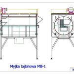 myjka bębnowa Uninox do warzyw